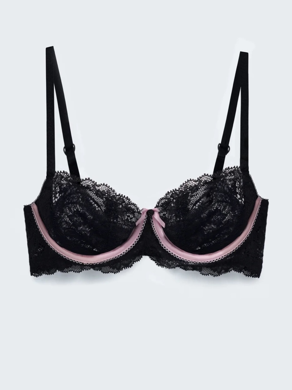 Syrn unlined balconette forget me not bra